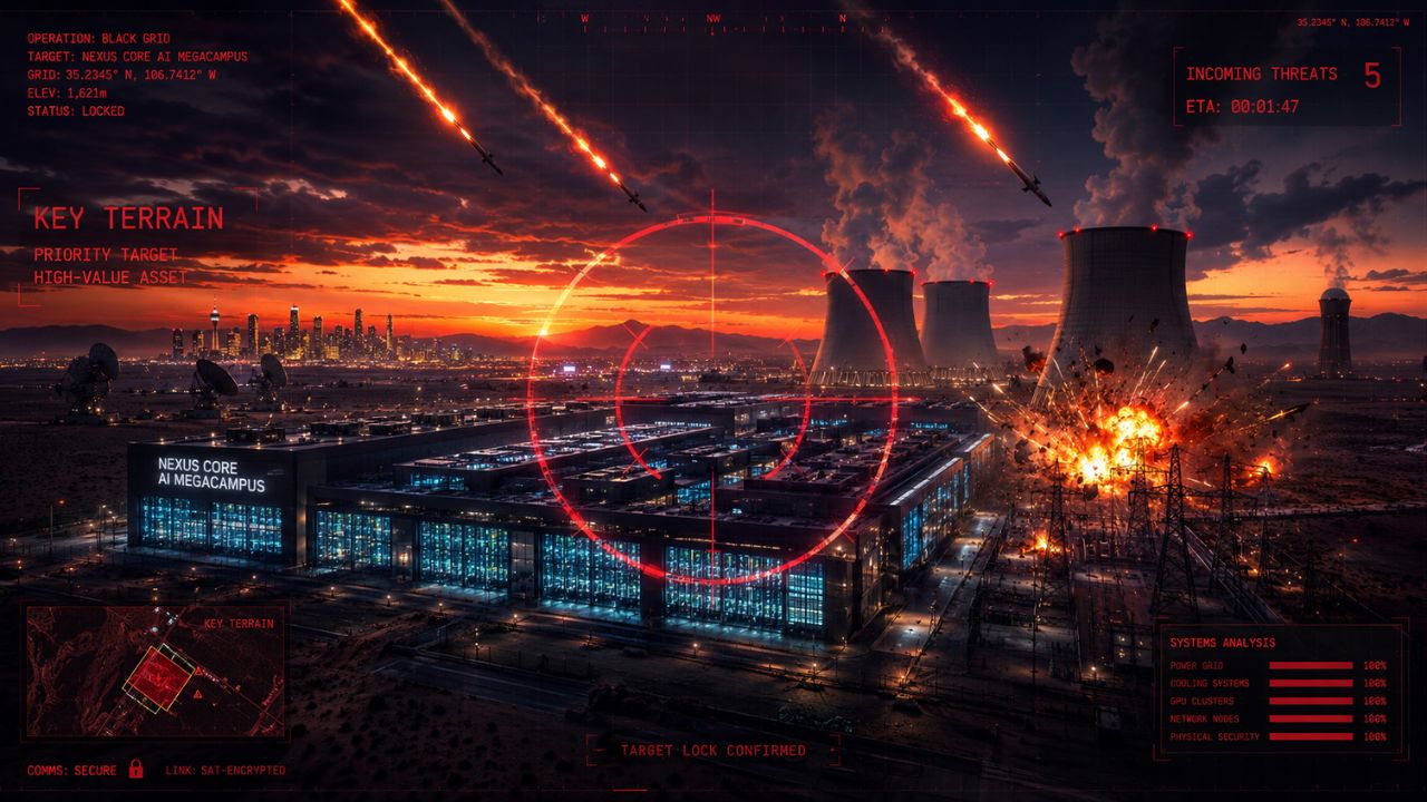 GPU cluster vulnerability - AI data centers as strategic military targets in modern kinetic warfare