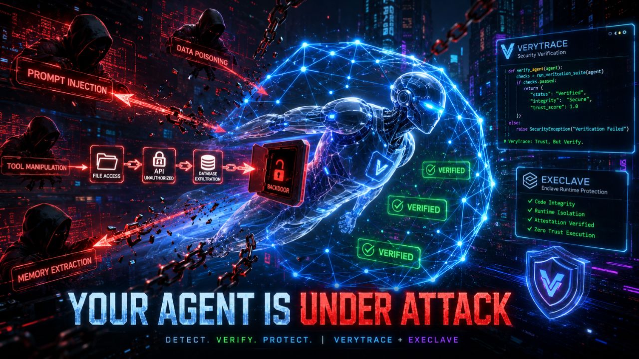 AI agent security red-teaming concept - agent attack surface visualization