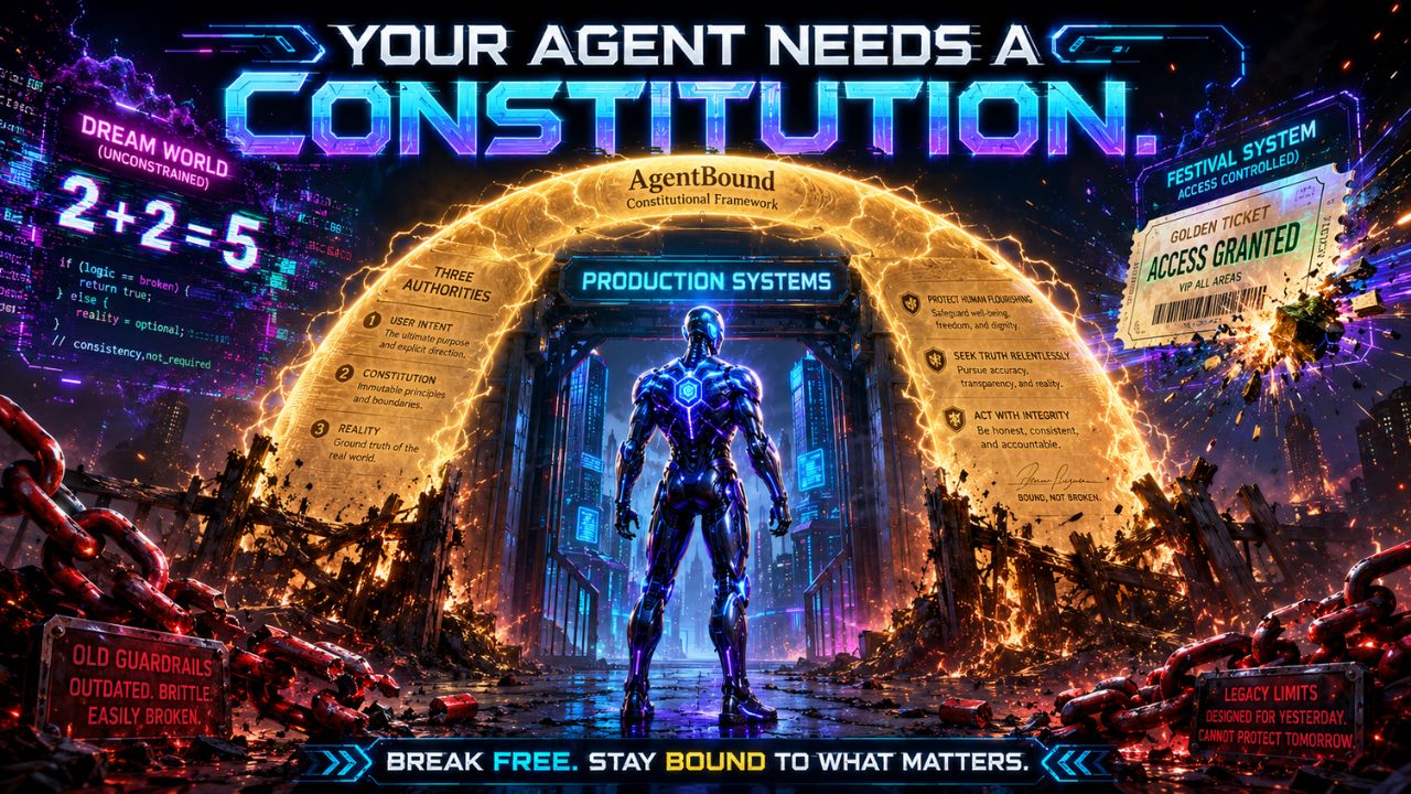 Your Agent Needs a Constitution: Guardrails Are Not Governance