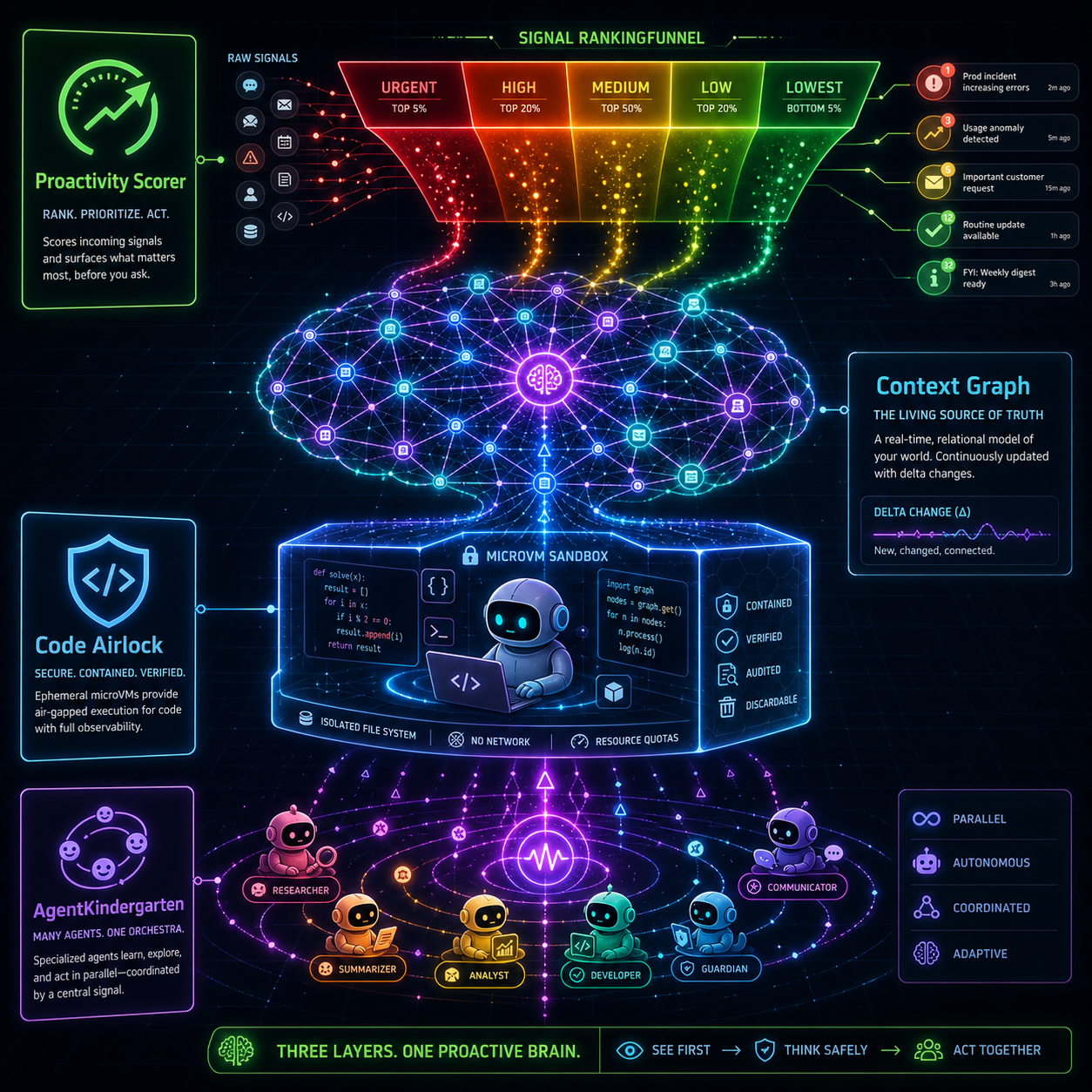 Code Airlock sandbox architecture diagram showing disposable microVMs isolating coding agents from the host system