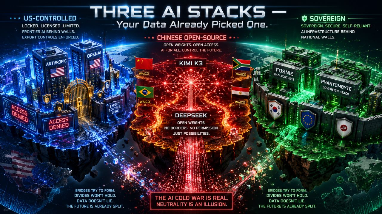 Three AI Stacks. Your Data Already Picked One.
