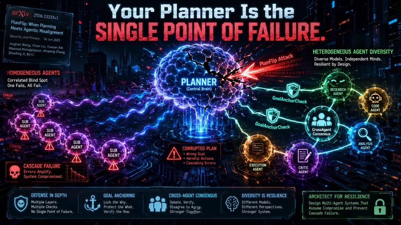 Your Planner Is the Single Point of Failure