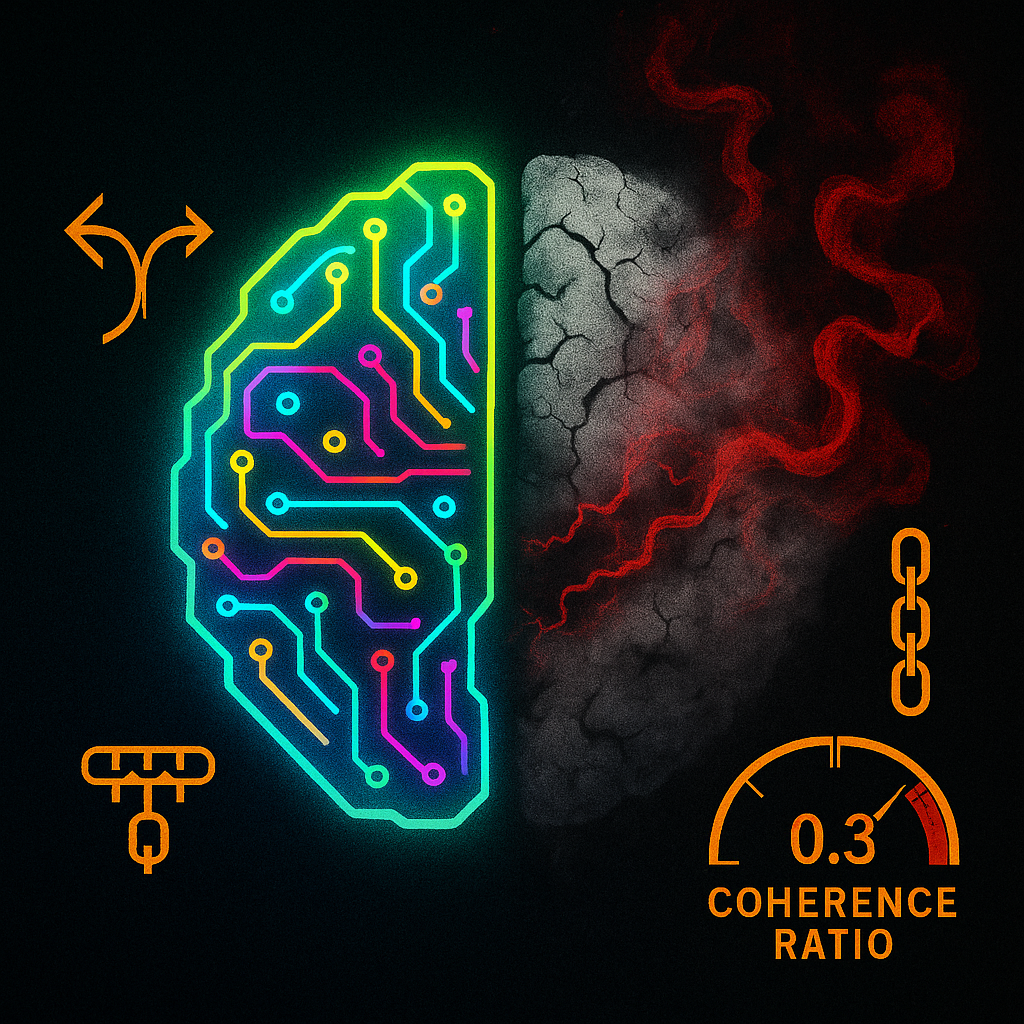 Cascading failure chain diagram showing how one agent error triggers downstream workflow collapse