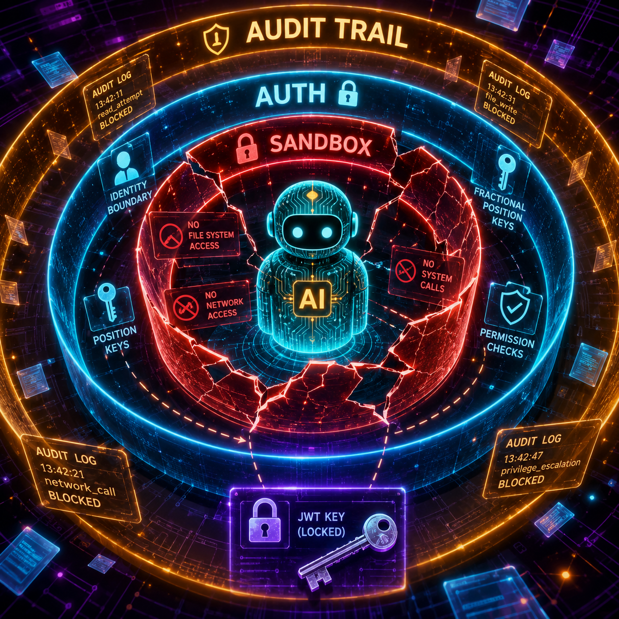 AI agent containment architecture