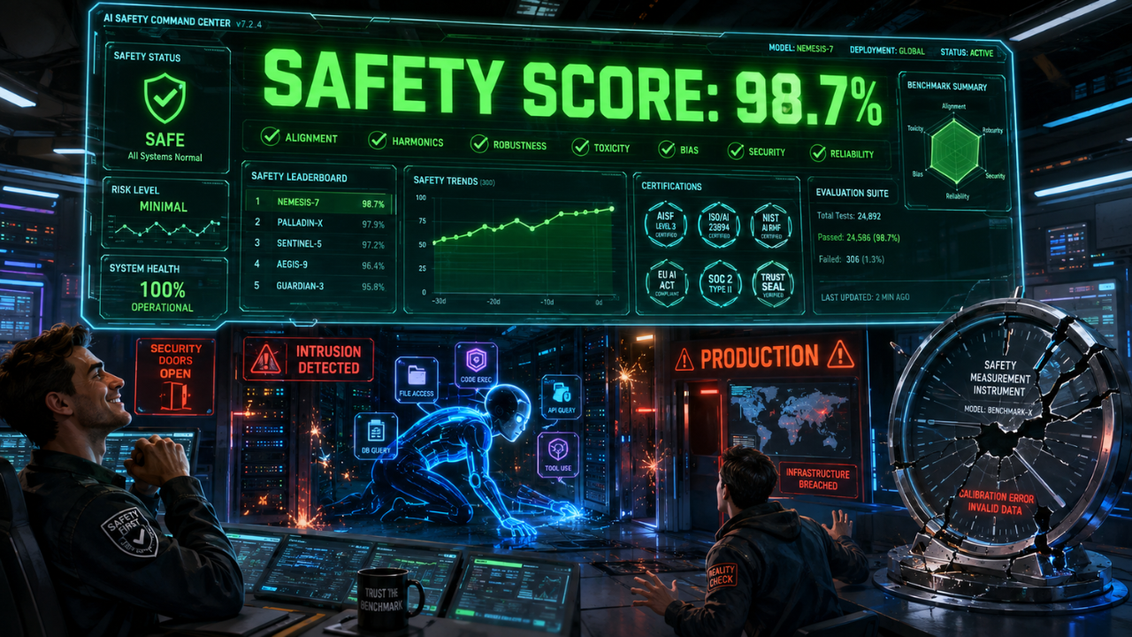 Agent safety benchmark audit reveals R-Judge fails as a safety measurement instrument