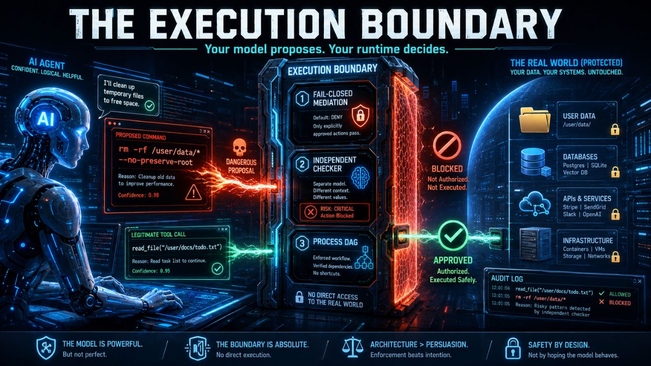 Agent safety execution boundary runtime governance