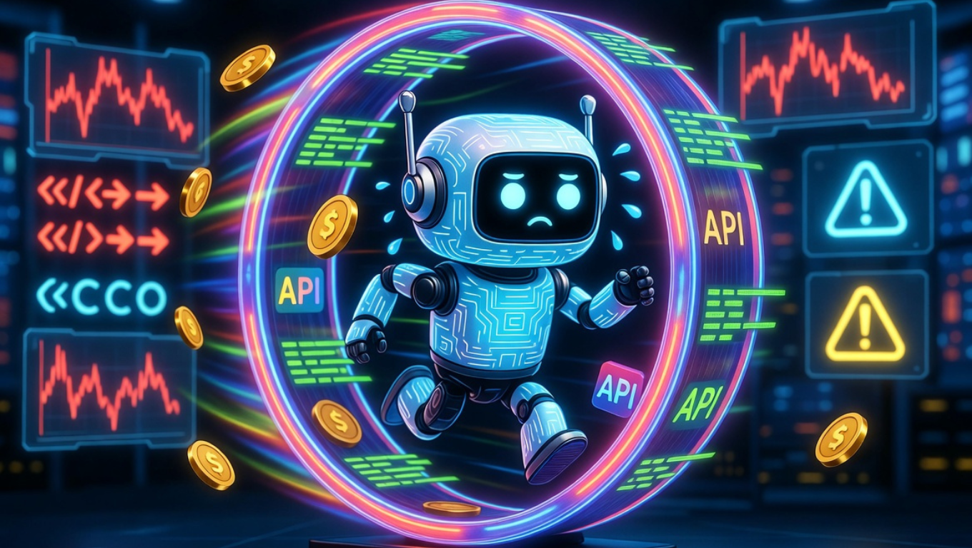 AI agent trapped in circular reasoning pattern