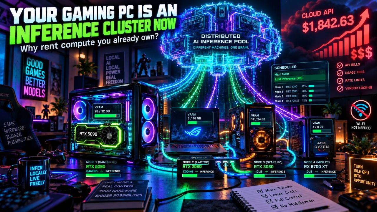 NVIDIA PAIR pools GPUs from home computers into a personal AI cluster running Ollama and LM Studio