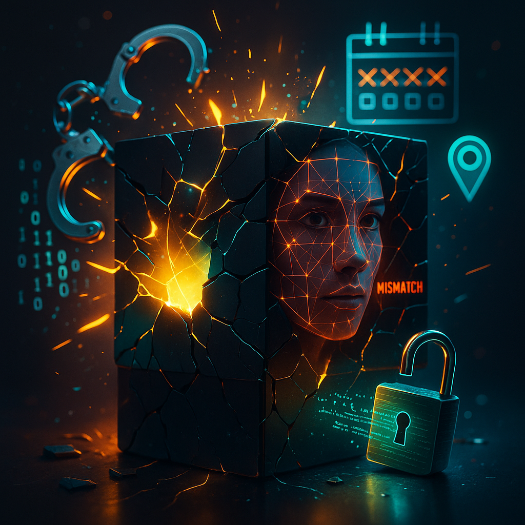 Clearview AI facial recognition system interface