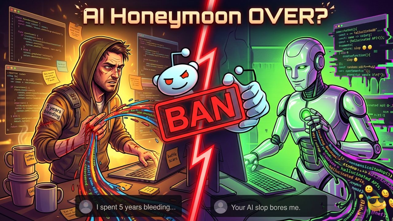 r/programming AI content ban - developer community trust crisis
