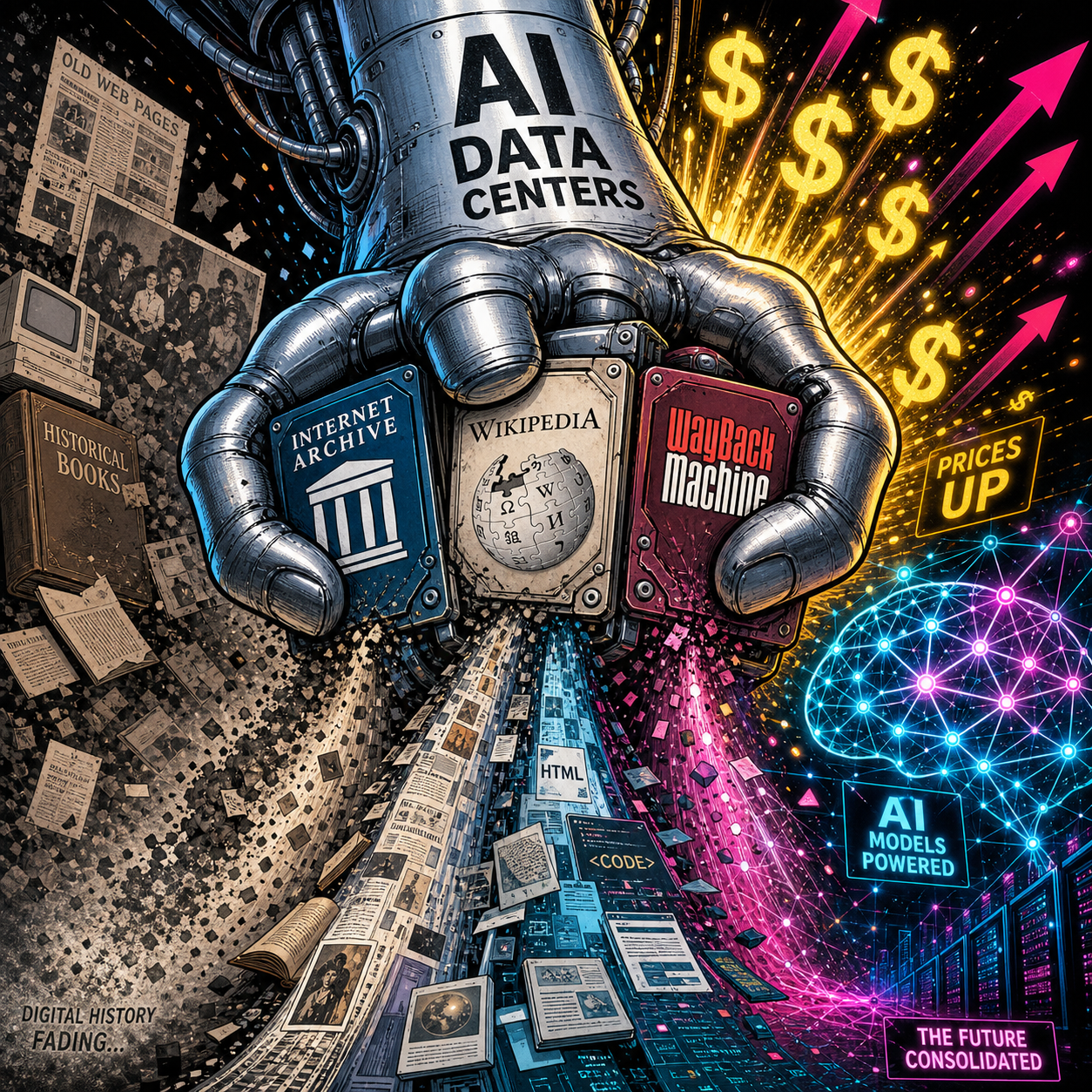 The Internet Archive storage crisis - 210 petabytes of archived history threatened by AI-driven hard drive price increases