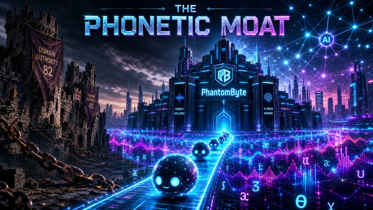 The Phonetic Moat - AI agents killing domain authority as voice search and GEO replace traditional backlink metrics
