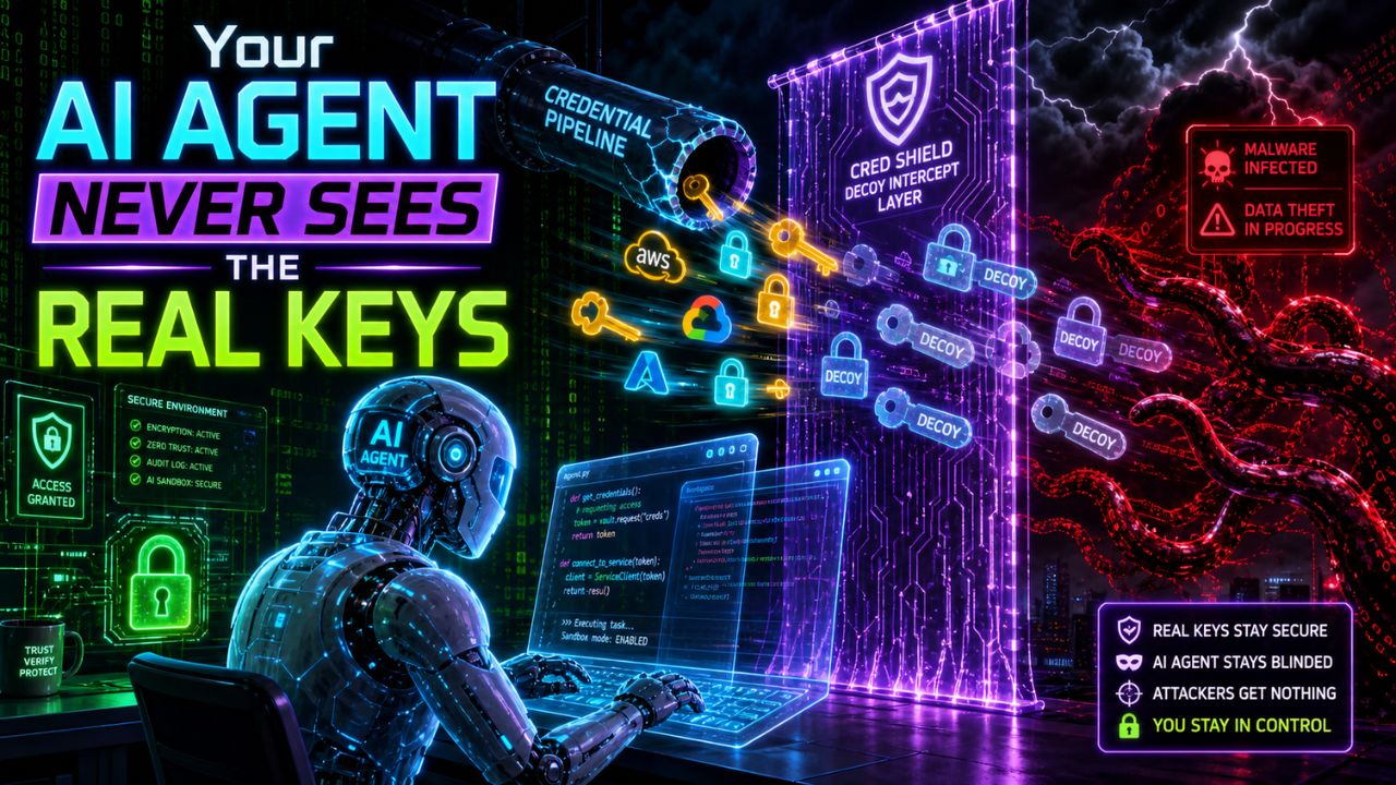AI coding agent credential attack surface - secrets leaking through prompts and environment files