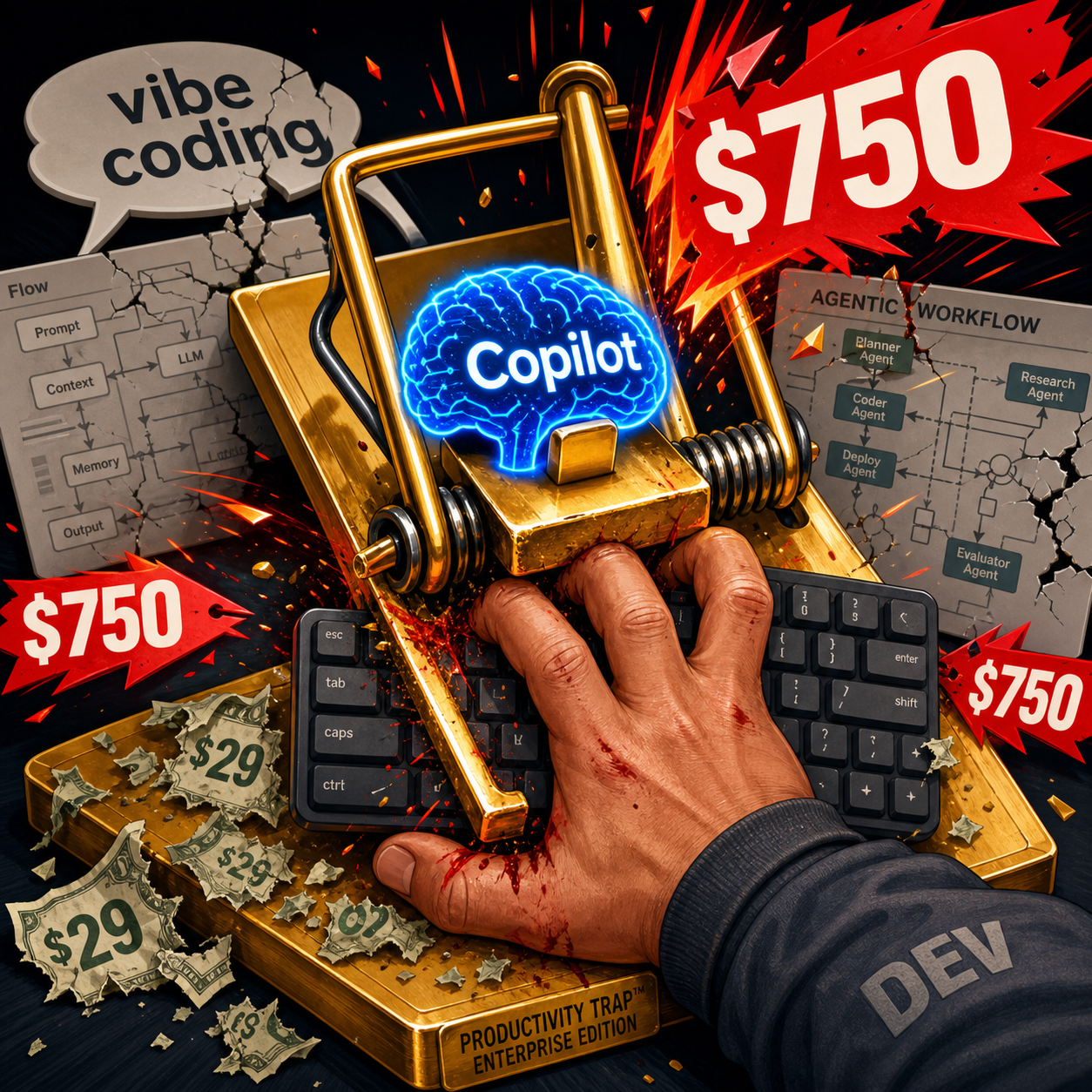 GitHub Copilot token billing cost analysis showing the price jump from subsidized to metered pricing